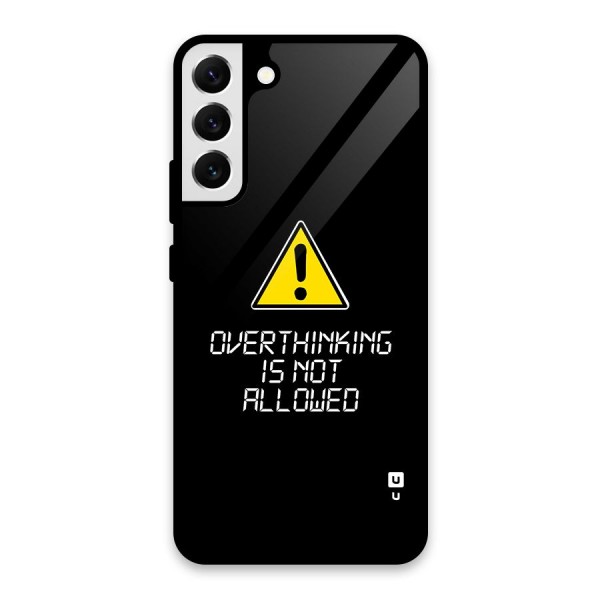 Over Thinking Glass Back Case for Galaxy S22 Plus 5G