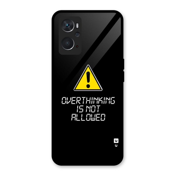 Over Thinking Glass Back Case for Oppo K10 4G