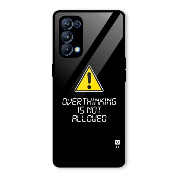 Over Thinking Glass Back Case for Oppo Reno5 Pro 5G