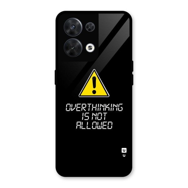 Over Thinking Glass Back Case for Oppo Reno8 5G