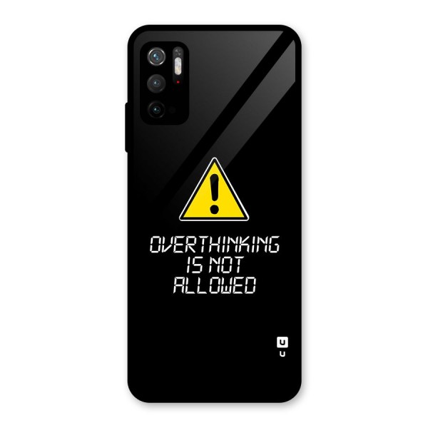 Over Thinking Glass Back Case for Poco M3 Pro 5G