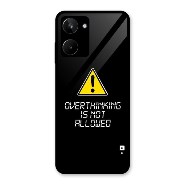 Over Thinking Glass Back Case for Realme 10