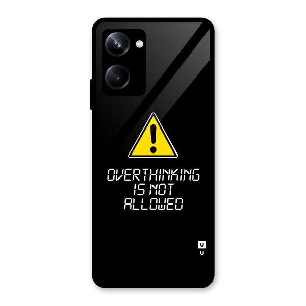 Over Thinking Glass Back Case for Realme 10 Pro