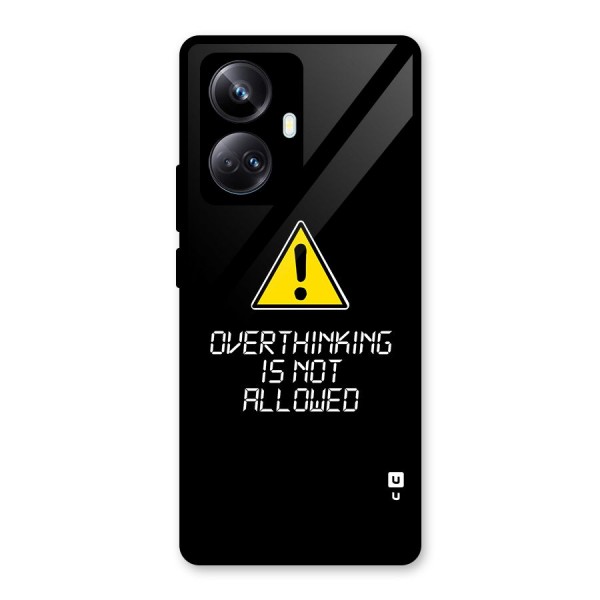 Over Thinking Glass Back Case for Realme 10 Pro Plus