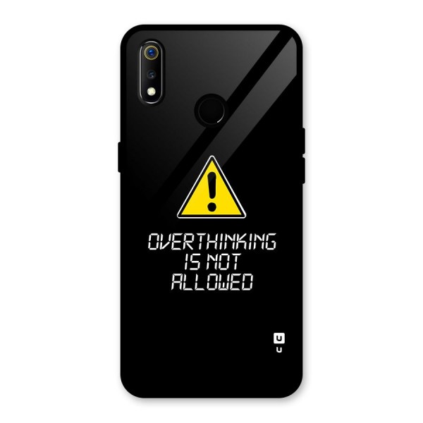 Over Thinking Glass Back Case for Realme 3