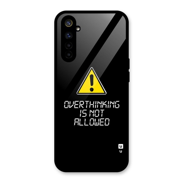 Over Thinking Glass Back Case for Realme 6