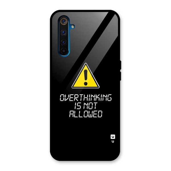 Over Thinking Glass Back Case for Realme 6 Pro