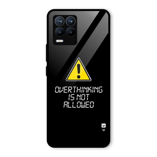 Over Thinking Glass Back Case for Realme 8 Pro