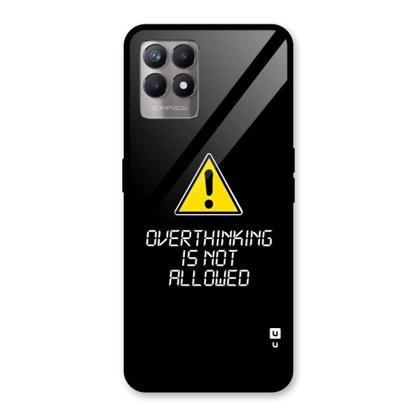 Over Thinking Glass Back Case for Realme 8i