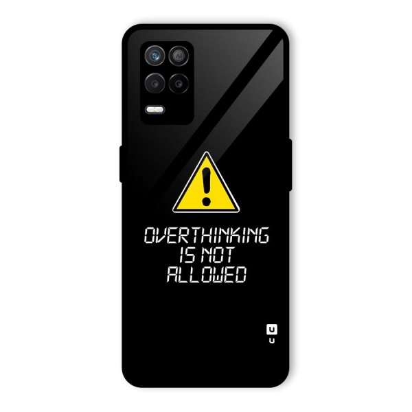 Over Thinking Glass Back Case for Realme 8s 5G