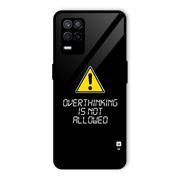 Over Thinking Glass Back Case for Realme 9 5G