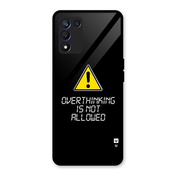 Over Thinking Glass Back Case for Realme 9 5G Speed