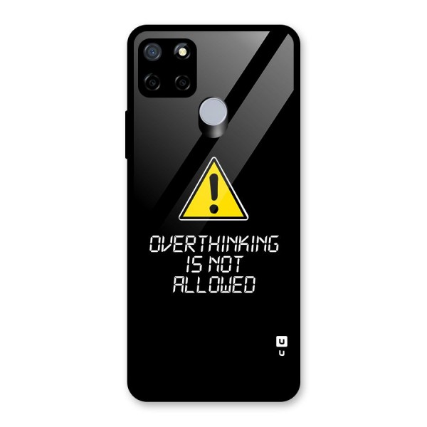 Over Thinking Glass Back Case for Realme C12