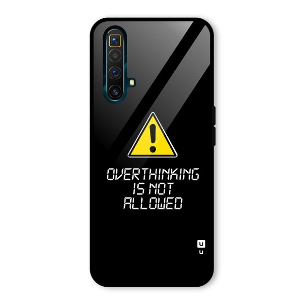 Over Thinking Glass Back Case for Realme X3 SuperZoom