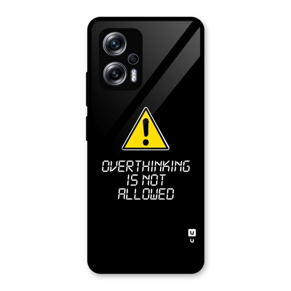 Over Thinking Glass Back Case for Redmi K50i