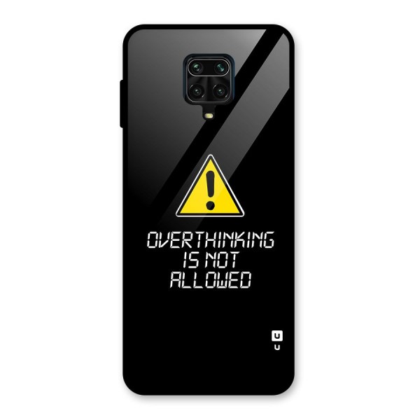 Over Thinking Glass Back Case for Redmi Note 10 Lite