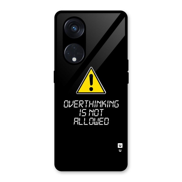 Over Thinking Glass Back Case for Reno8 T 5G