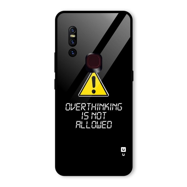 Over Thinking Glass Back Case for Vivo V15