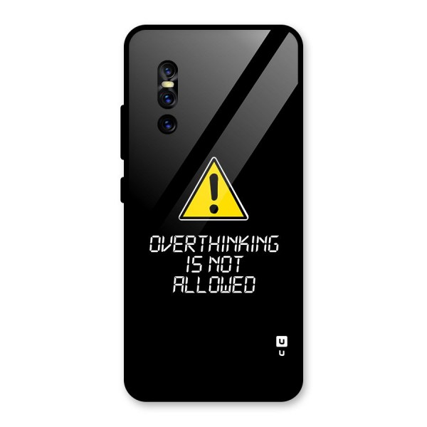 Over Thinking Glass Back Case for Vivo V15 Pro