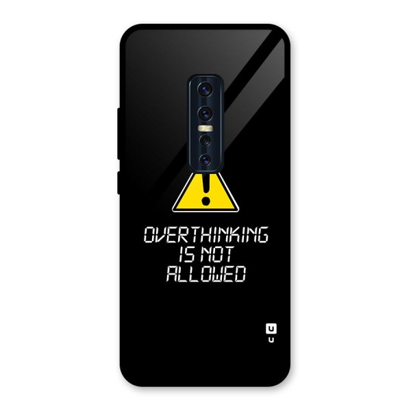 Over Thinking Glass Back Case for Vivo V17 Pro