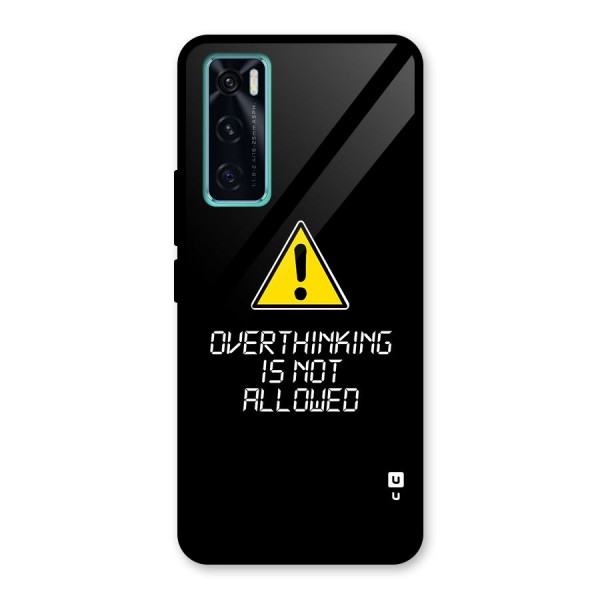 Over Thinking Glass Back Case for Vivo V20 SE