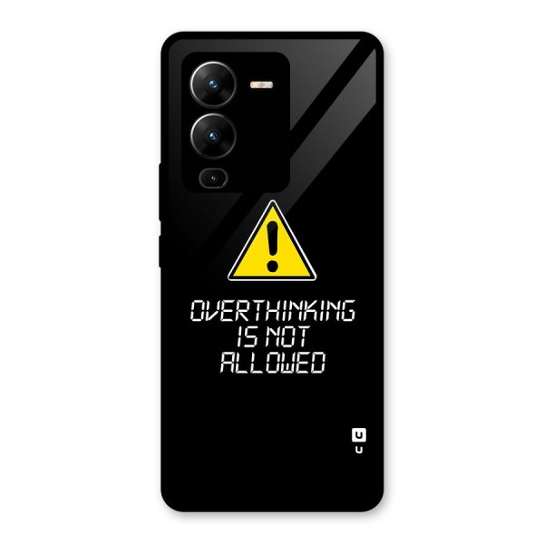 Over Thinking Glass Back Case for Vivo V25 Pro