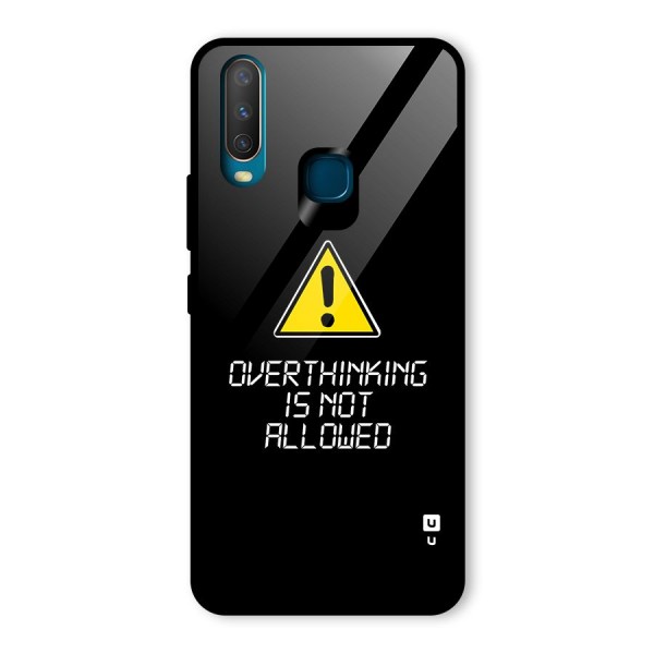 Over Thinking Glass Back Case for Vivo Y12