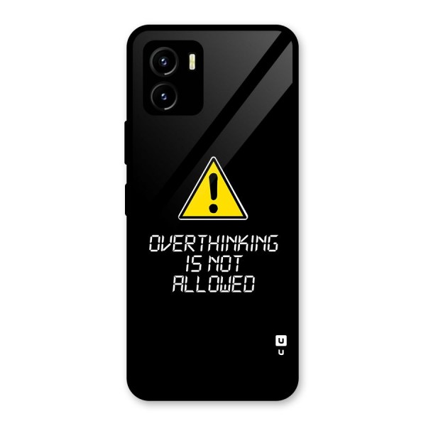 Over Thinking Glass Back Case for Vivo Y15s