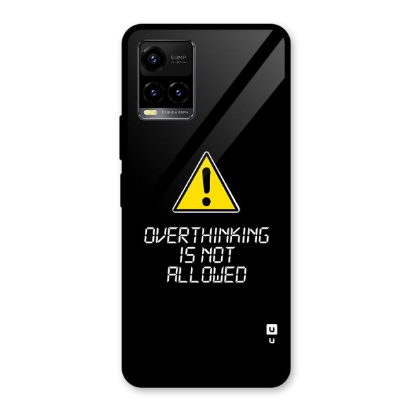 Over Thinking Glass Back Case for Vivo Y21A