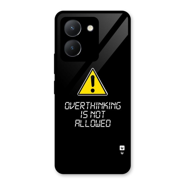 Over Thinking Glass Back Case for Vivo Y36