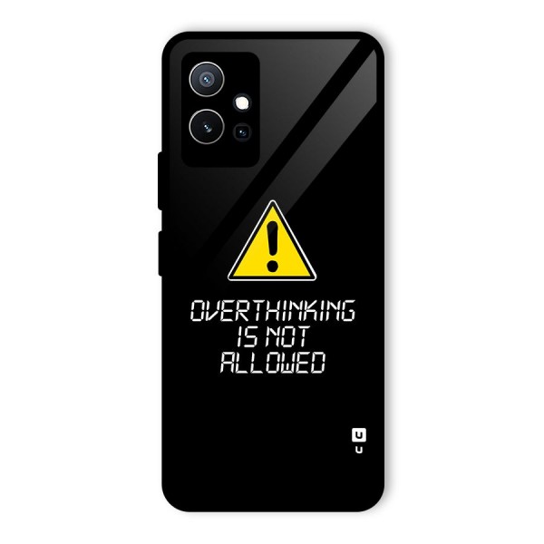 Over Thinking Glass Back Case for Vivo iQOO Z6