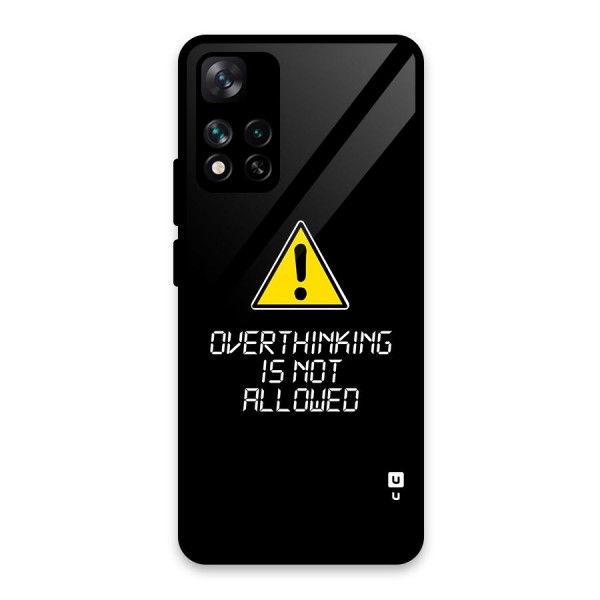 Over Thinking Glass Back Case for Xiaomi 11i 5G