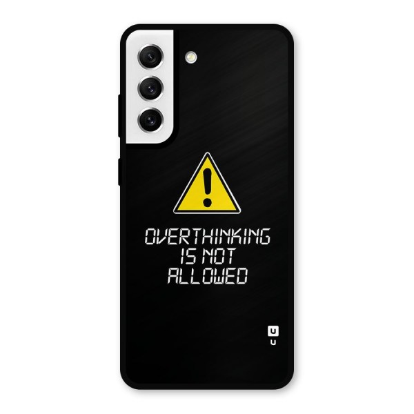 Over Thinking Metal Back Case for Galaxy S21 FE 5G