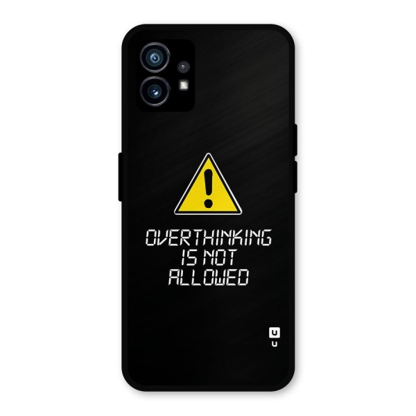 Over Thinking Metal Back Case for Nothing Phone 1