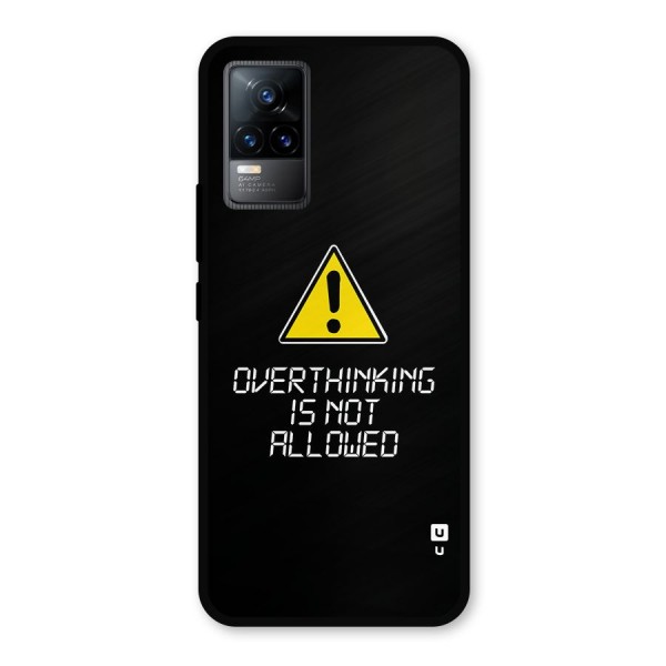 Over Thinking Metal Back Case for Vivo Y73