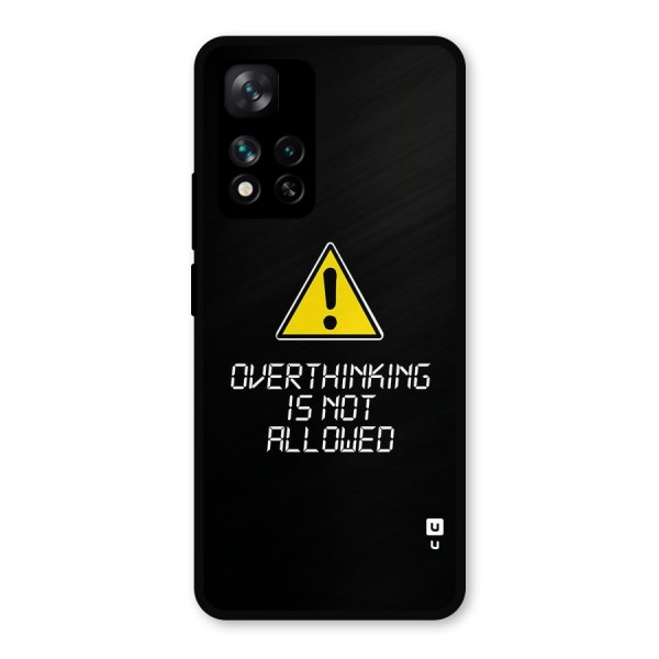 Over Thinking Metal Back Case for Xiaomi 11i Hypercharge 5G