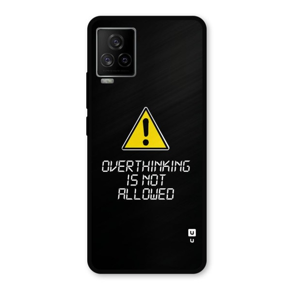 Over Thinking Metal Back Case for iQOO 7 Legend 5G