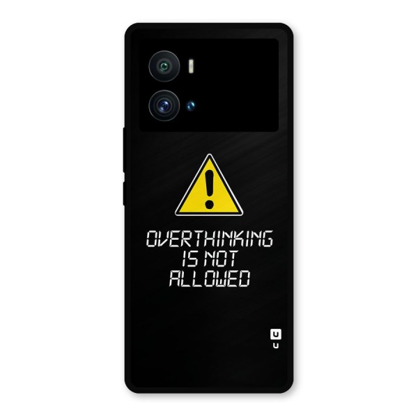 Over Thinking Metal Back Case for iQOO 9 Pro