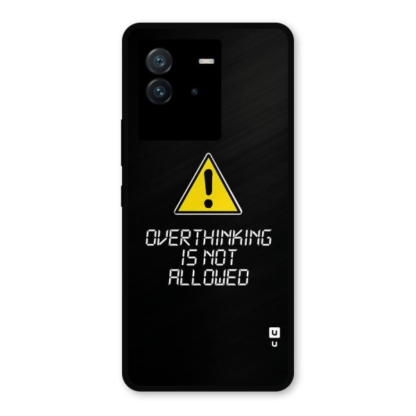 Over Thinking Metal Back Case for iQOO Neo 6 5G