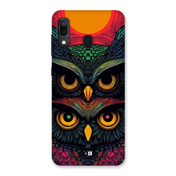 Owl Soul Art Illustration Back Case for Galaxy A30