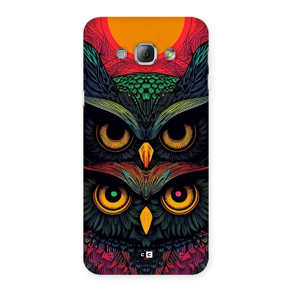 Owl Soul Art Illustration Back Case for Galaxy A8