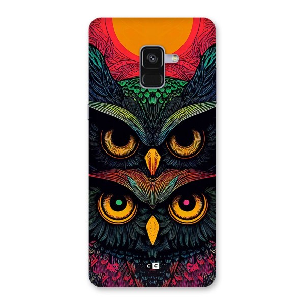 Owl Soul Art Illustration Back Case for Galaxy A8 Plus