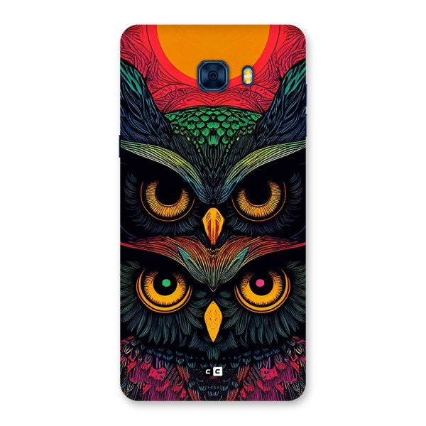 Owl Soul Art Illustration Back Case for Galaxy C7 Pro