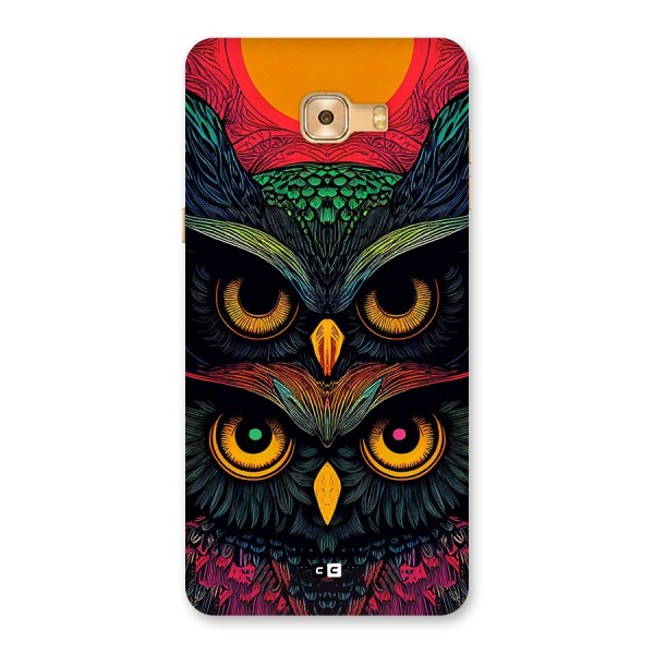 Owl Soul Art Illustration Back Case for Galaxy C9 Pro