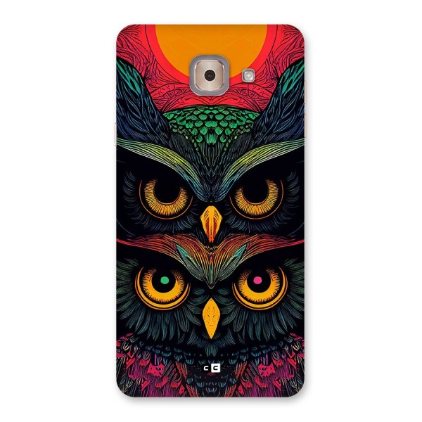 Owl Soul Art Illustration Back Case for Galaxy J7 Max