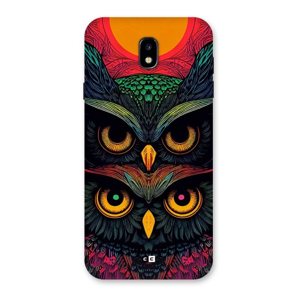 Owl Soul Art Illustration Back Case for Galaxy J7 Pro