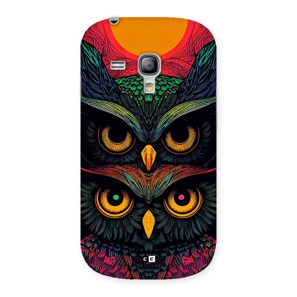 Owl Soul Art Illustration Back Case for Galaxy S3 Mini