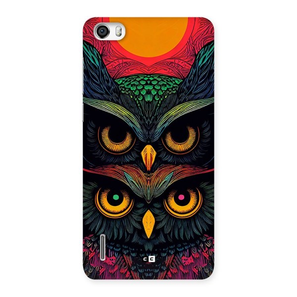 Owl Soul Art Illustration Back Case for Honor 6