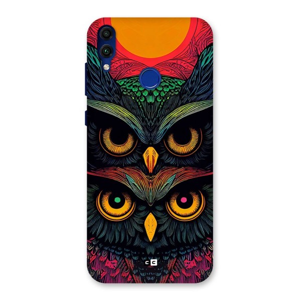 Owl Soul Art Illustration Back Case for Honor 8C