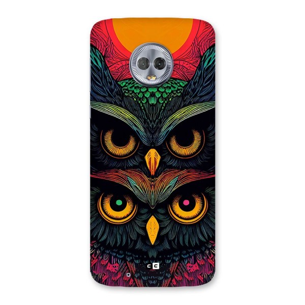 Owl Soul Art Illustration Back Case for Moto G6